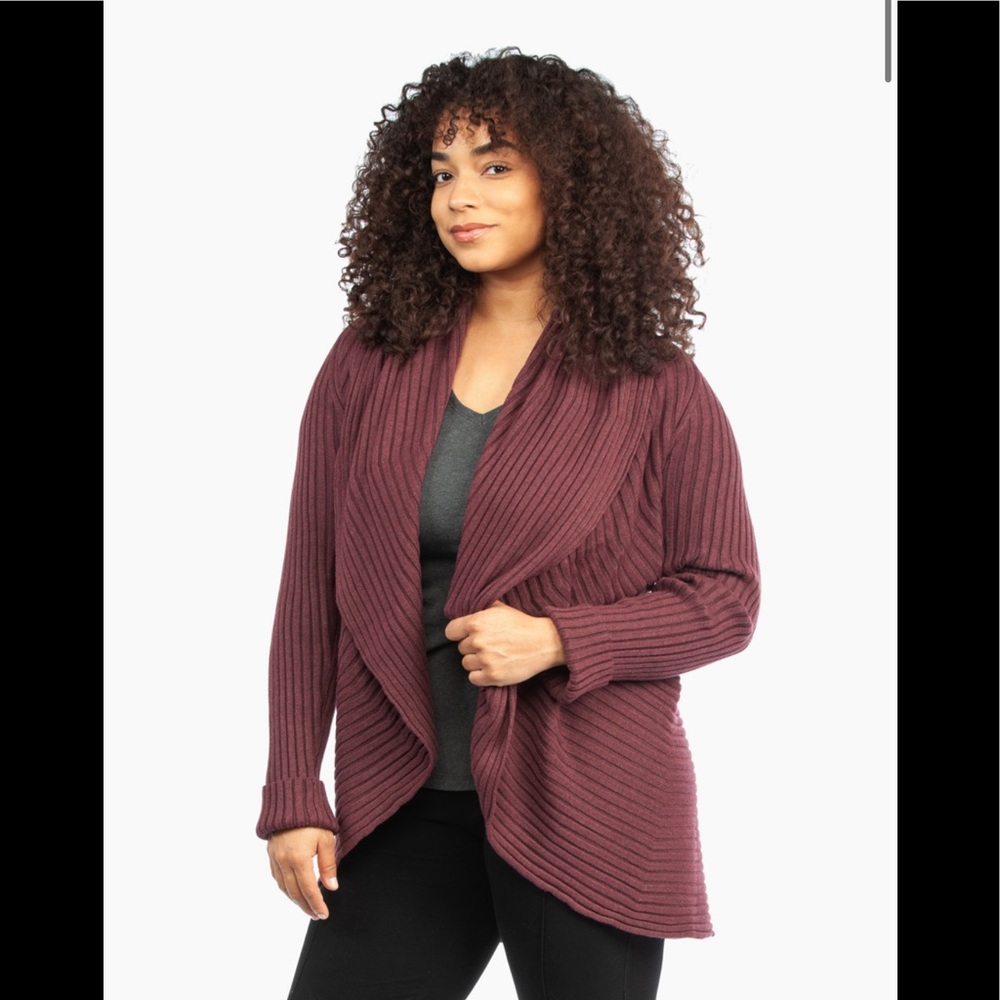 Maggie’s Organics Cotton Ribbed Circle Sweater